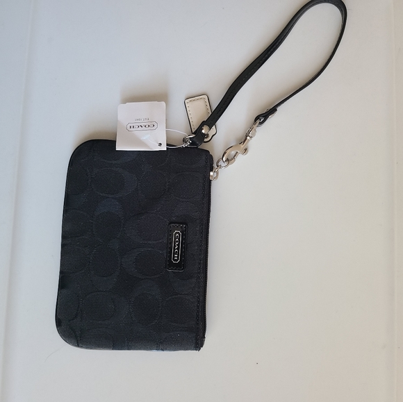 Coach Handbags - NWT Coach Signature Wristlet